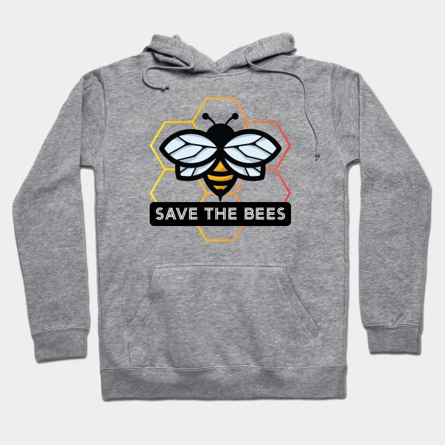 Save the Bees Hoodie by Crisp Decisions